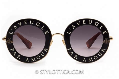 lunette de soleil gucci l'aveugle par amour